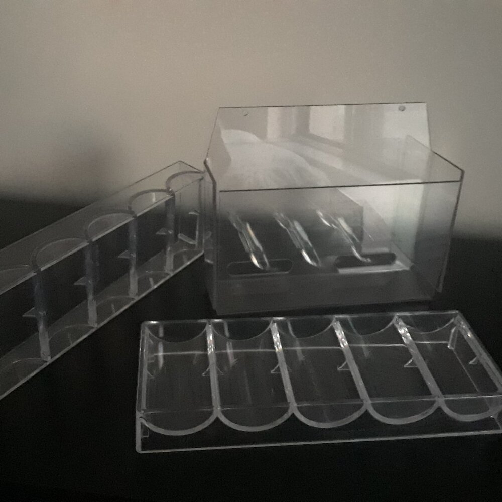 Bundle Of 5 Acrylic Organizers/Makeup Trays